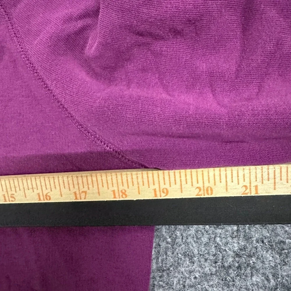 Nike Hoodie Womens Size Small Purple Funnel Neck Raglan Pullover Sweatshirt